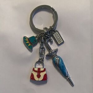 COACH  Springtime Keychain NWOT